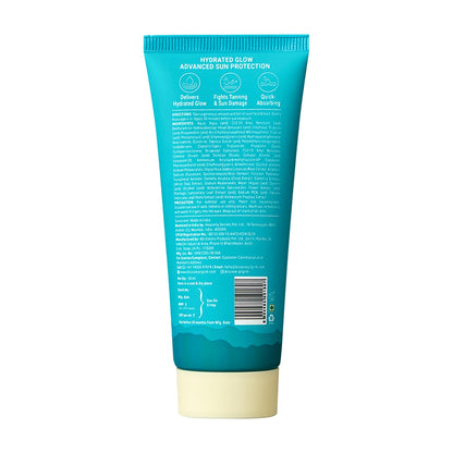 Pilgrim 5% Niacinamide Hydra Glow Gel Sunscreen SPF 50+ PA++++ | With Korean Rice Water for Hydrated Glowing Skin | InVivo Te