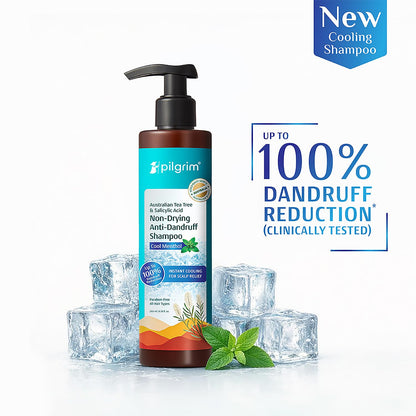 Pilgrim Anti-Dandruff Shampoo - Australian Tea Tree, Salicylic Acid, Menthol - front view (10)