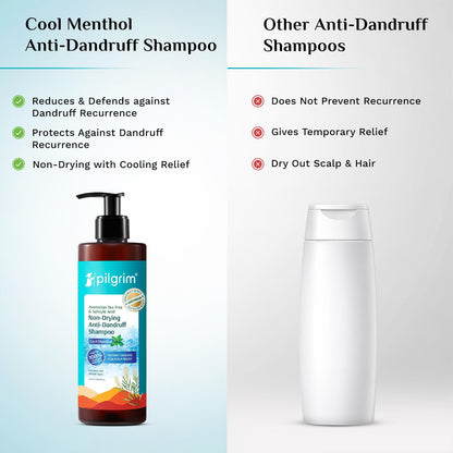 Pilgrim Anti-Dandruff Shampoo - Australian Tea Tree, Salicylic Acid, Menthol - ingredients panel (20)