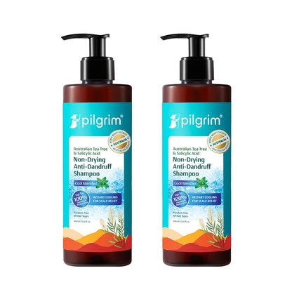 Pilgrim Anti-Dandruff Shampoo - Australian Tea Tree, Salicylic Acid, Menthol (24)
