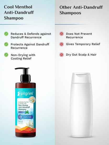Pilgrim Anti-Dandruff Shampoo - Australian Tea Tree, Salicylic Acid, Menthol - ingredients panel (29)