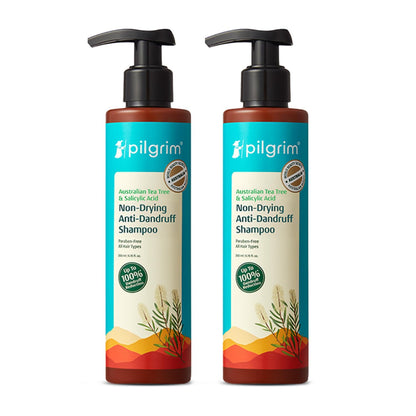 Pilgrim Anti-Dandruff Shampoo - Australian Tea Tree, Salicylic Acid, Menthol (40)