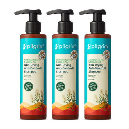 Pilgrim Anti-Dandruff Shampoo - Australian Tea Tree, Salicylic Acid, Menthol (48)