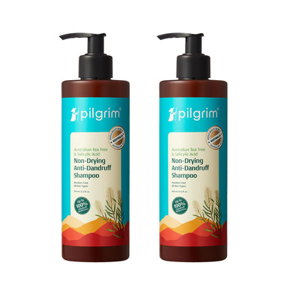 Pilgrim Anti-Dandruff Shampoo - Australian Tea Tree, Salicylic Acid, Menthol (60)