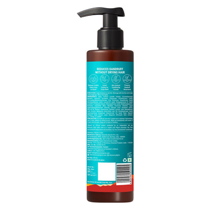Pilgrim Anti-Dandruff Shampoo - Australian Tea Tree, Salicylic Acid, Menthol - size and scale