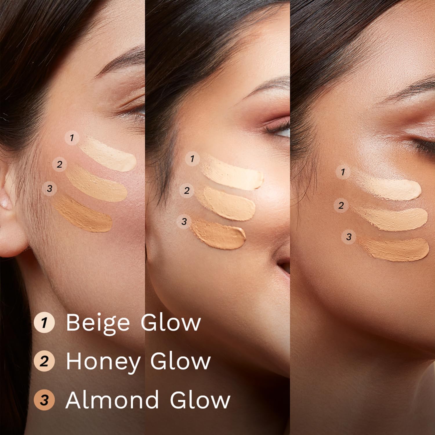 Pilgrim Beige Glow 3-In-1 Natural Bb Cream Medium Coverage For All Skin Types Spf 50 Pa++++ With Niacinamide, Hyaluronic Acid