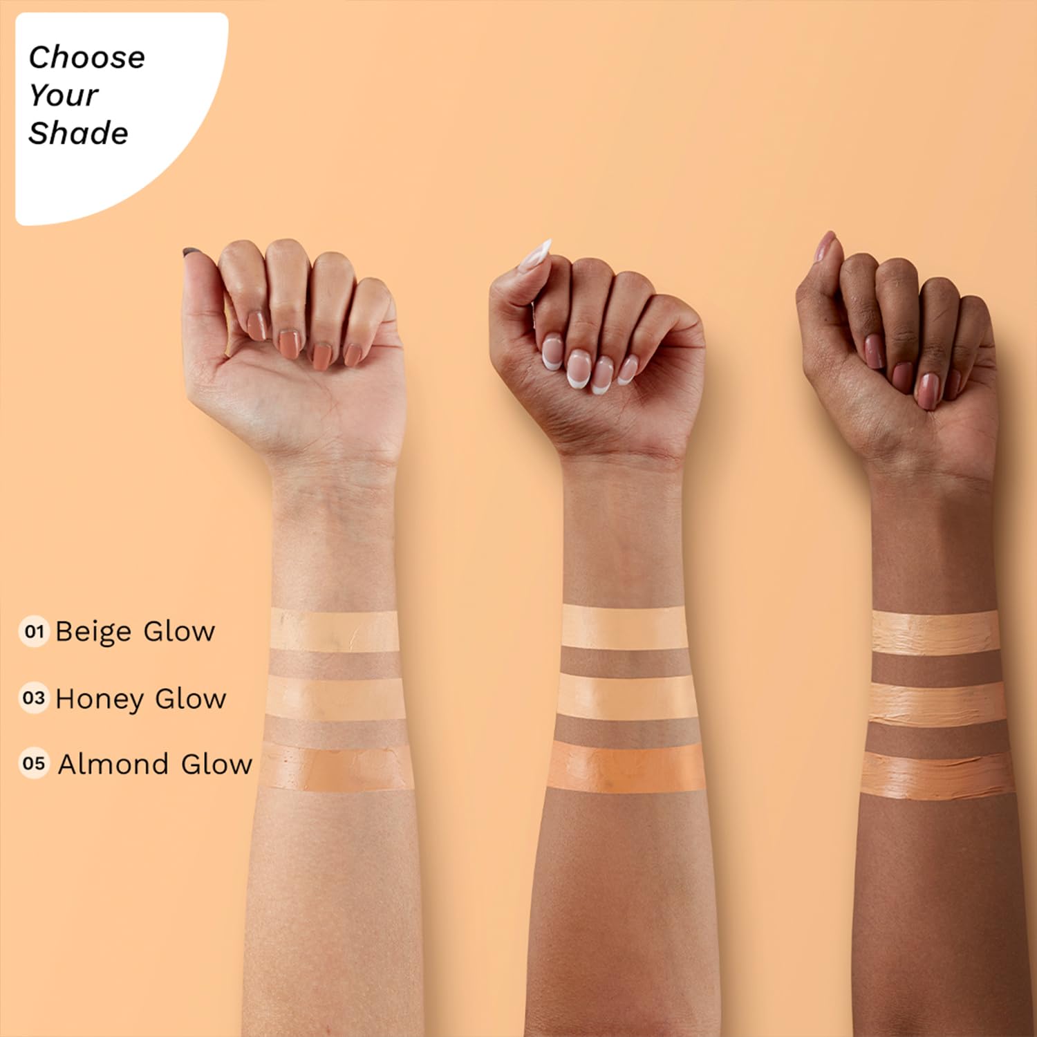 Pilgrim Beige Glow 3-In-1 Natural Bb Cream Medium Coverage For All Skin Types Spf 50 Pa++++ With Niacinamide, Hyaluronic Acid