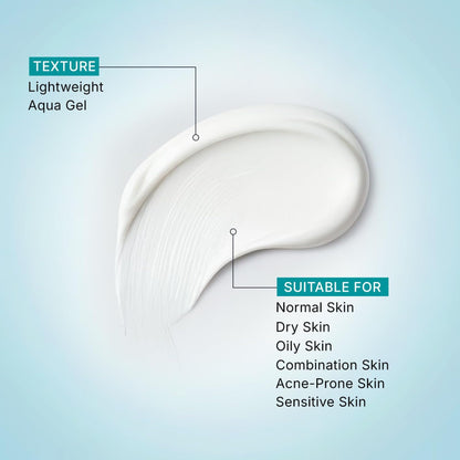 Pilgrim Hyaluronic Acid Sunscreen Gel SPF 50 PA+++ with Korean White Lotus, 50gm for Men & Women - ingredients panel