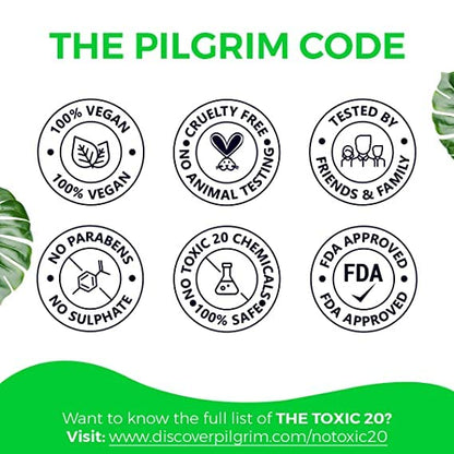 PILGRIM Korean 99% Pure Aloe Vera Gel 200ml with Vitamin E & Vitamin B5 for Face & Hair | Hydrates & Soothes Skin | Condition