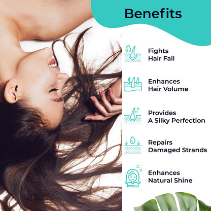 Pilgrim Korean Argan Oil Hair Mask For Dry & Frizzy Hair With White Lotus And Camellia | Hair Mask For Smoothening Hair, Deep