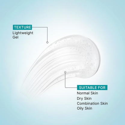 Pilgrim Korean Rice Water Hydra Glow Gel Face Wash for Hydrated Glowing Skin | With 2% Niacinamide for Dark Spots, Hyaluronic