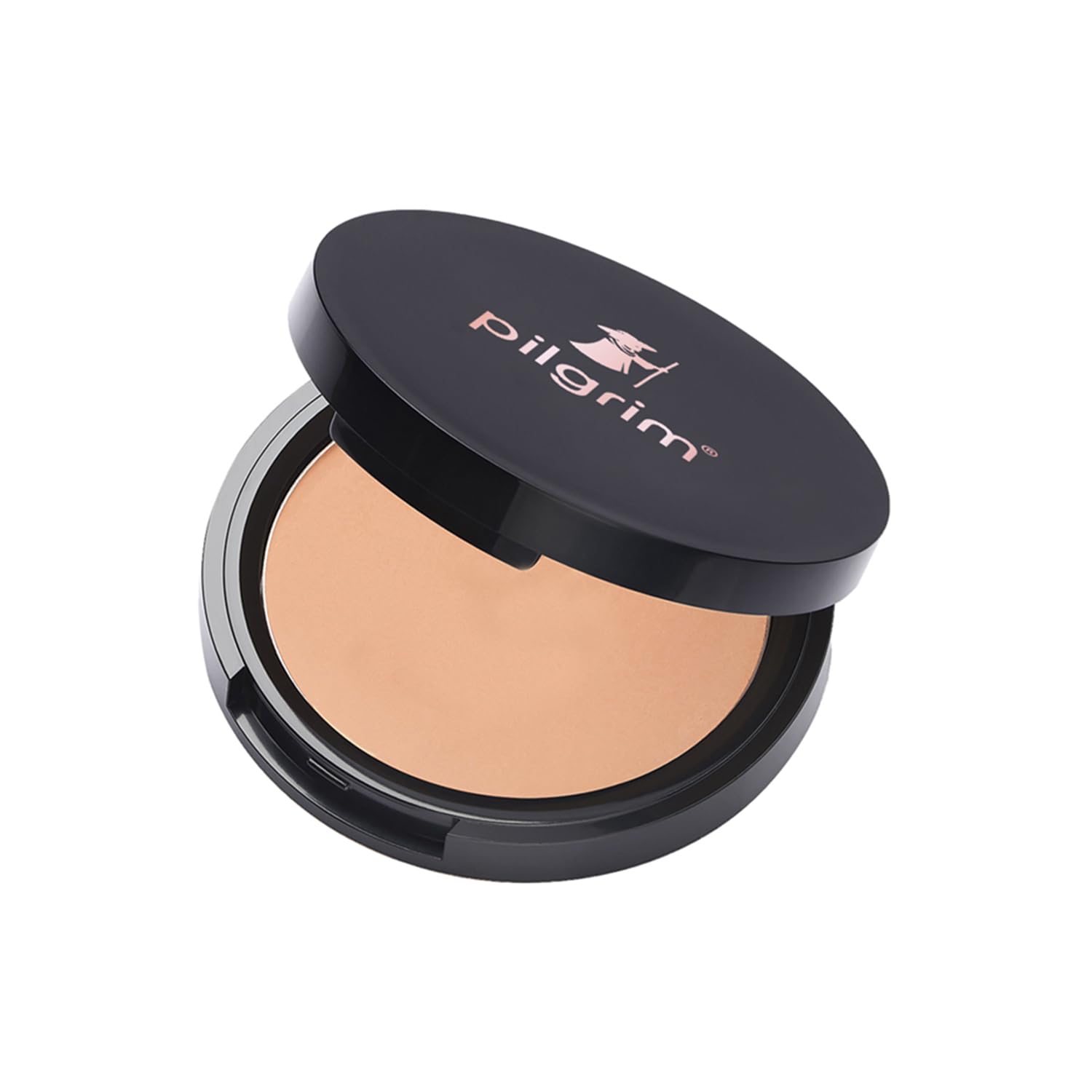 Pilgrim Matte Finish Compact Powder, Fragrance-Free Pressed Powder with Vitamin E, Jojoba & Almond Oil (9)