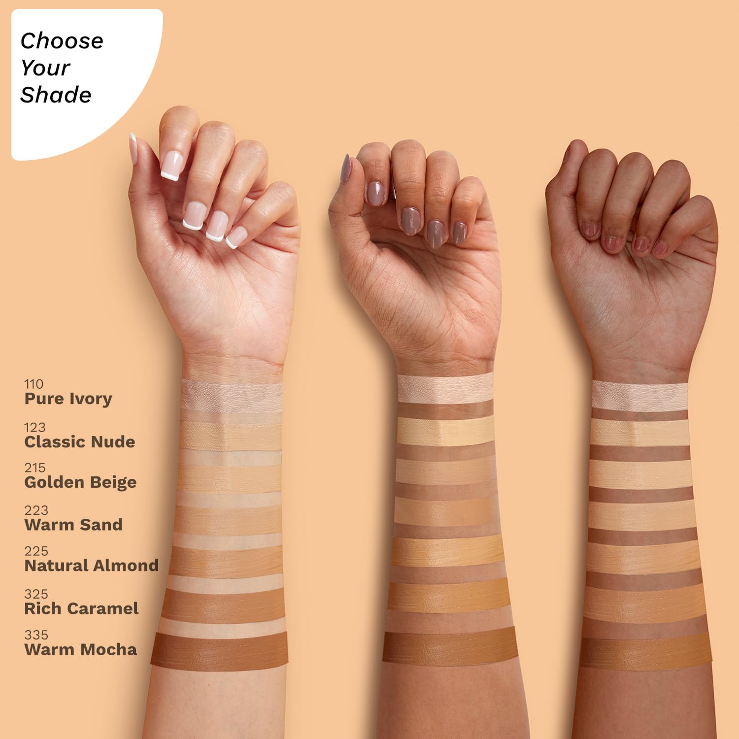 Pilgrim Medium Pure Ivory Serum Liquid Foundation, Matte & Poreless, 30 ml | Foundation for face make up infused |Water-Resis