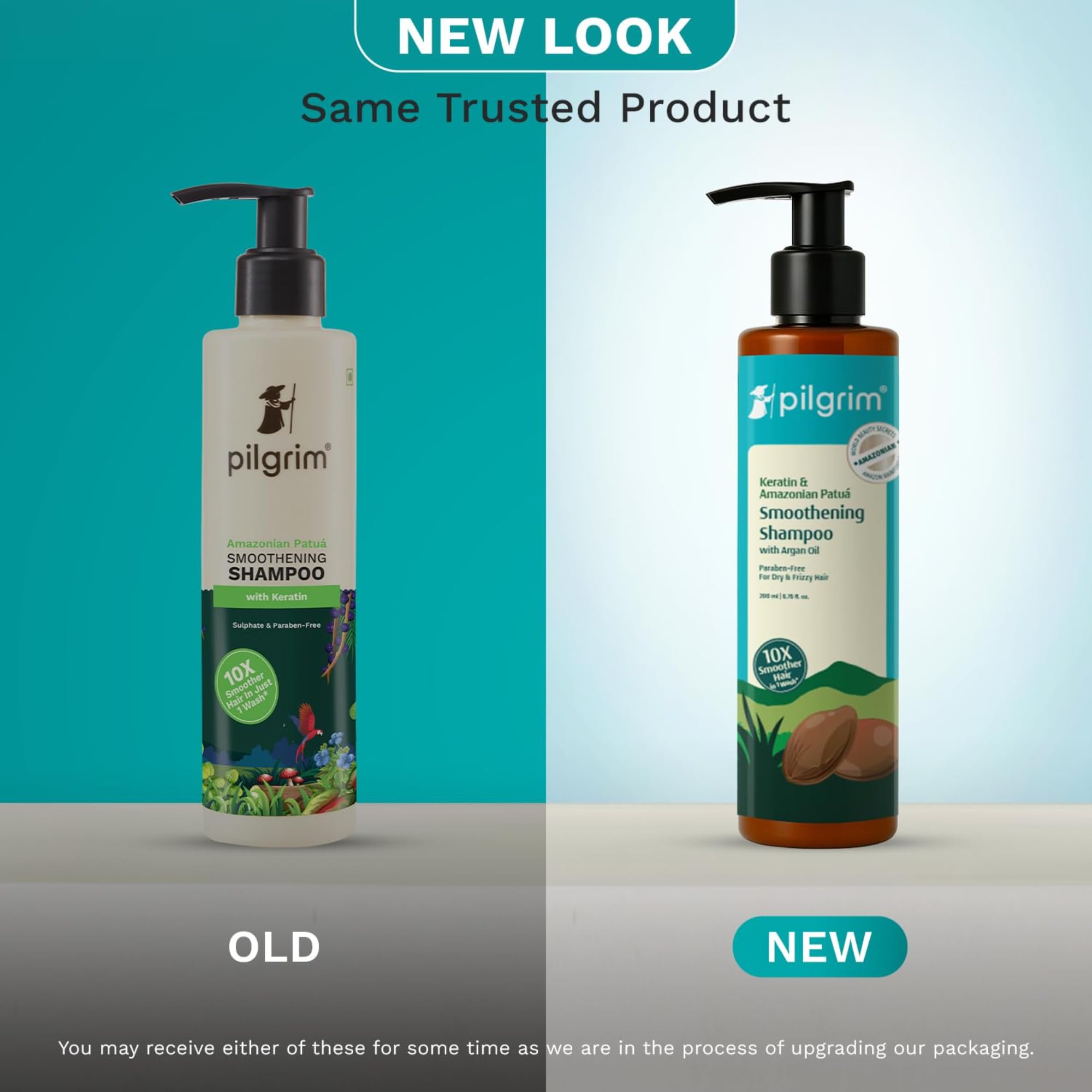 Pilgrim Patua & Keratin Hair SMOOTHENING SHAMPOO for Dry & Frizzy hair | Shampoo for Women & Men | Hair Smoothening & healthy