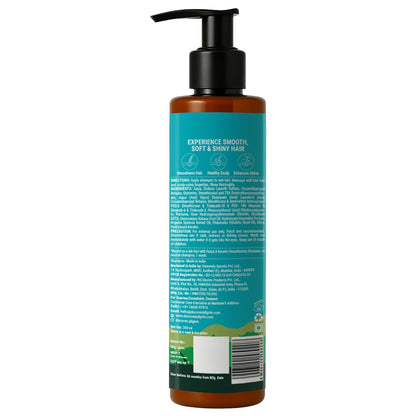 Pilgrim Patua & Keratin Hair SMOOTHENING SHAMPOO for Dry & Frizzy hair | Shampoo for Women & Men | Hair Smoothening & healthy