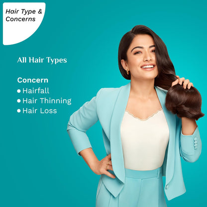 Pilgrim Redensyl & Anagain Hairfall Control Shampoo with Korean Black Rice 200ml | Anti Hairfall shampoo for Men & Women | Re