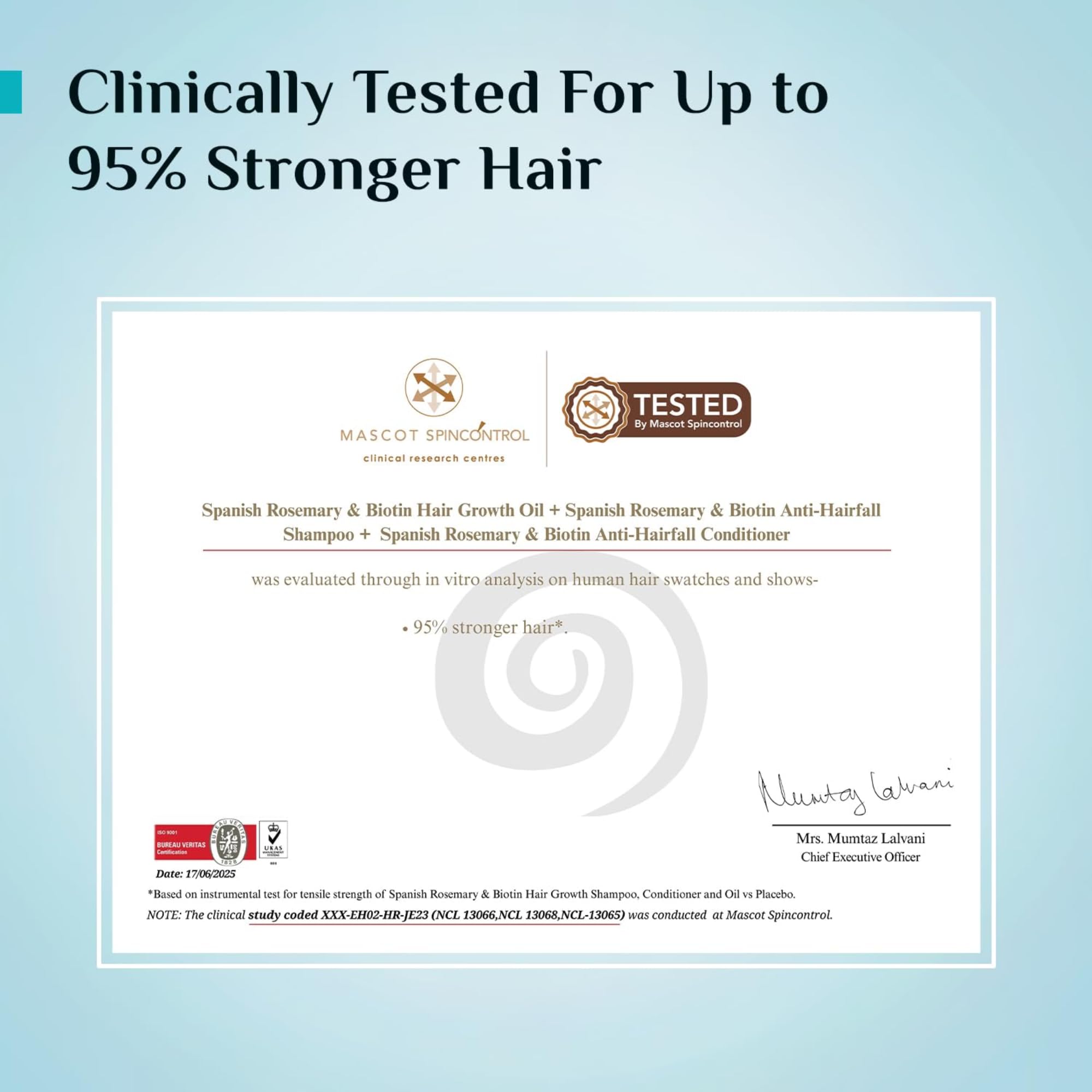 Pilgrim Spanish Rosemary & Biotin Anti Hairfall Conditioner for Reducing Hair Loss & Breakage | Upto 95% stronger hairs | Sui