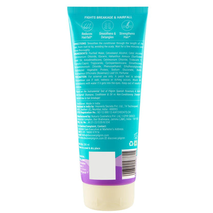Pilgrim Spanish Rosemary & Biotin Anti Hairfall Conditioner for Reducing Hair Loss & Breakage | Upto 95% stronger hairs | Sui
