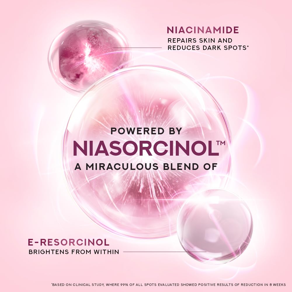 POND'S Bright Beauty Light Cream with UV Filter, Niasorcinol Niacinamide, Sunscreen Moisturizer for Women - label detail