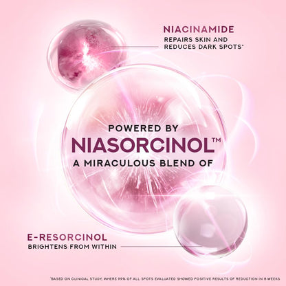 POND'S Bright Beauty Light Cream with UV Filter, Niasorcinol Niacinamide, Sunscreen Moisturizer for Women - label detail