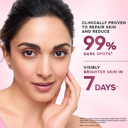 POND'S Bright Beauty Light Cream with UV Filter, Niasorcinol Niacinamide, Sunscreen Moisturizer for Women - ingredients panel