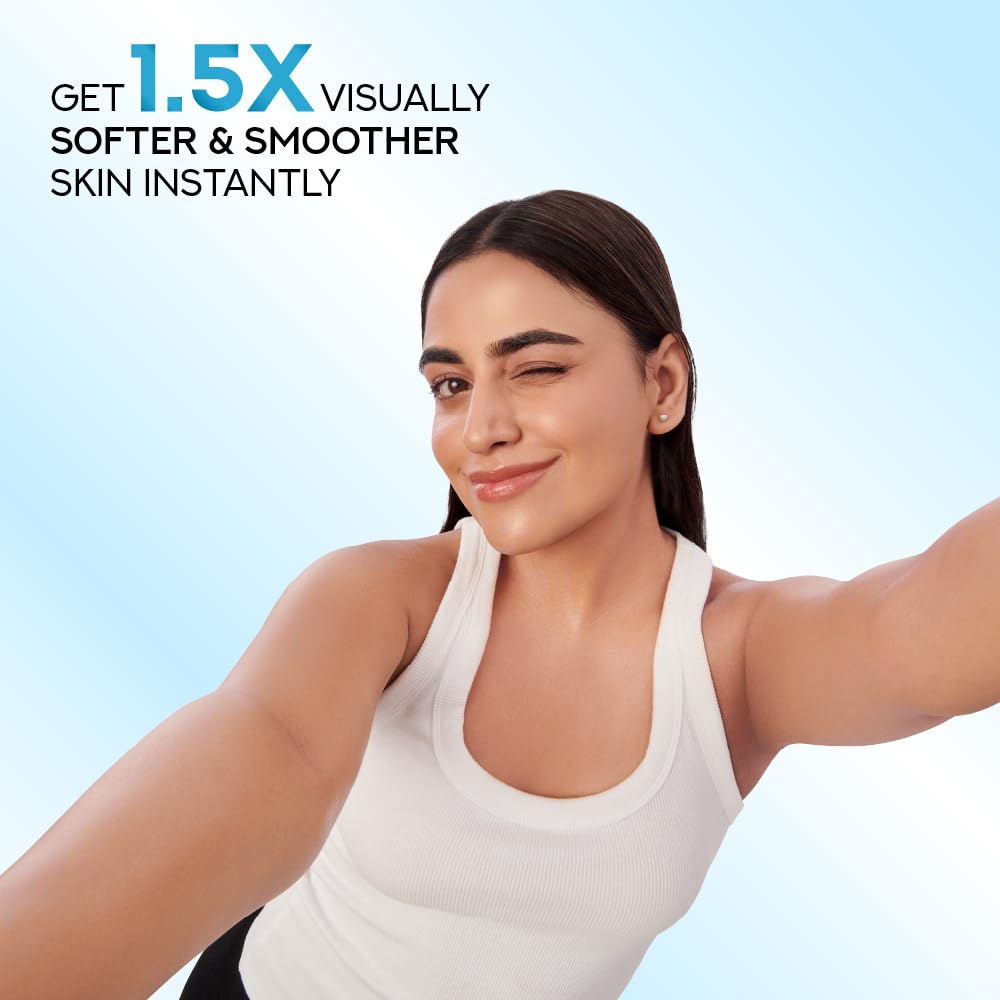 POND'S Hydra Gel Body Lotion with Hyaluronic Acid Vitamin E Niacinamide, Lightweight Non-Sticky Formula - ingredients panel