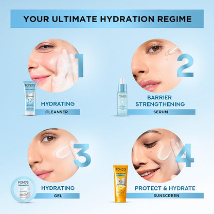 POND'S Super Light Gel Moisturiser, Oil-Free Gel Face Moisturizer, Hyaluronic Acid, for Women - ingredients panel (13)