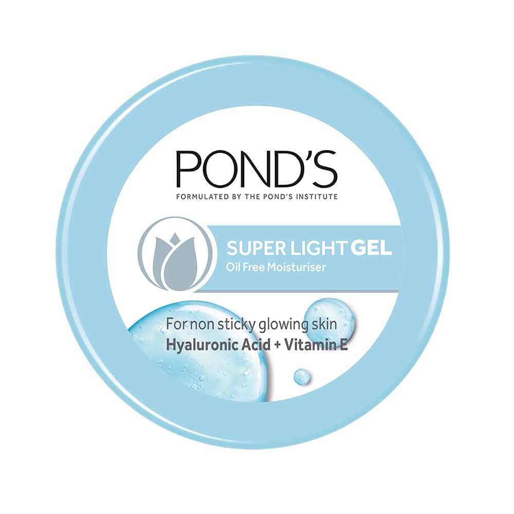 POND'S Super Light Gel Moisturiser, Oil-Free Gel Face Moisturizer, Hyaluronic Acid, for Women (31)