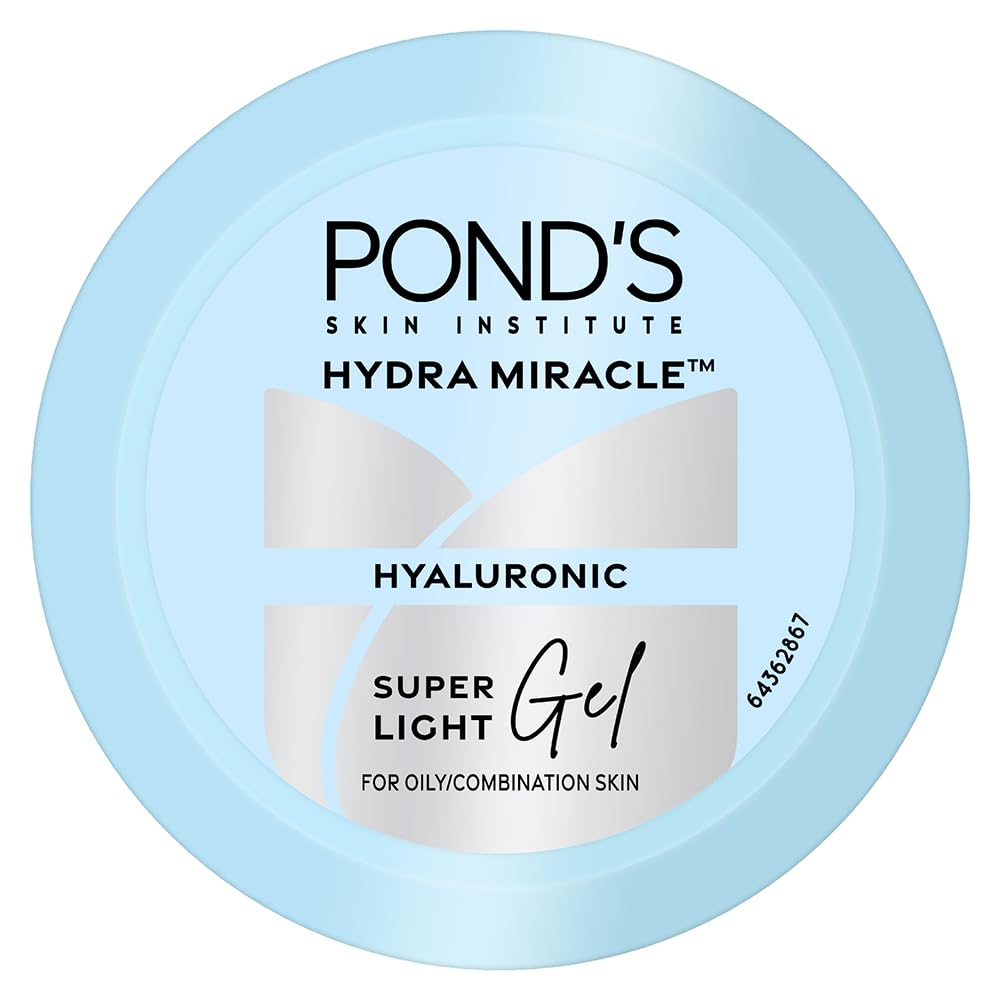 POND'S Super Light Gel Moisturiser, Oil-Free Gel Face Moisturizer, Hyaluronic Acid, for Women (8)