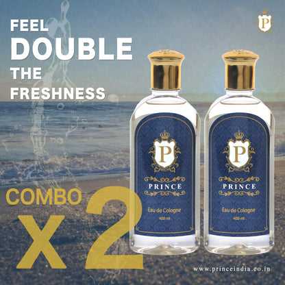 Prince Eau de Cologne Unisex Fragrance, Long-Lasting Fresh Scent, Multi-Purpose Cologne for Men and Women - front view (9)