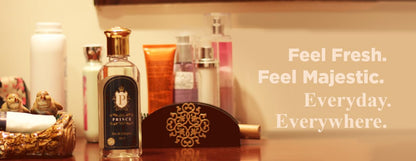 Prince Eau de Cologne, Unisex Long-Lasting Fresh Fragrance, Personal Cologne for Men and Women - ingredients panel