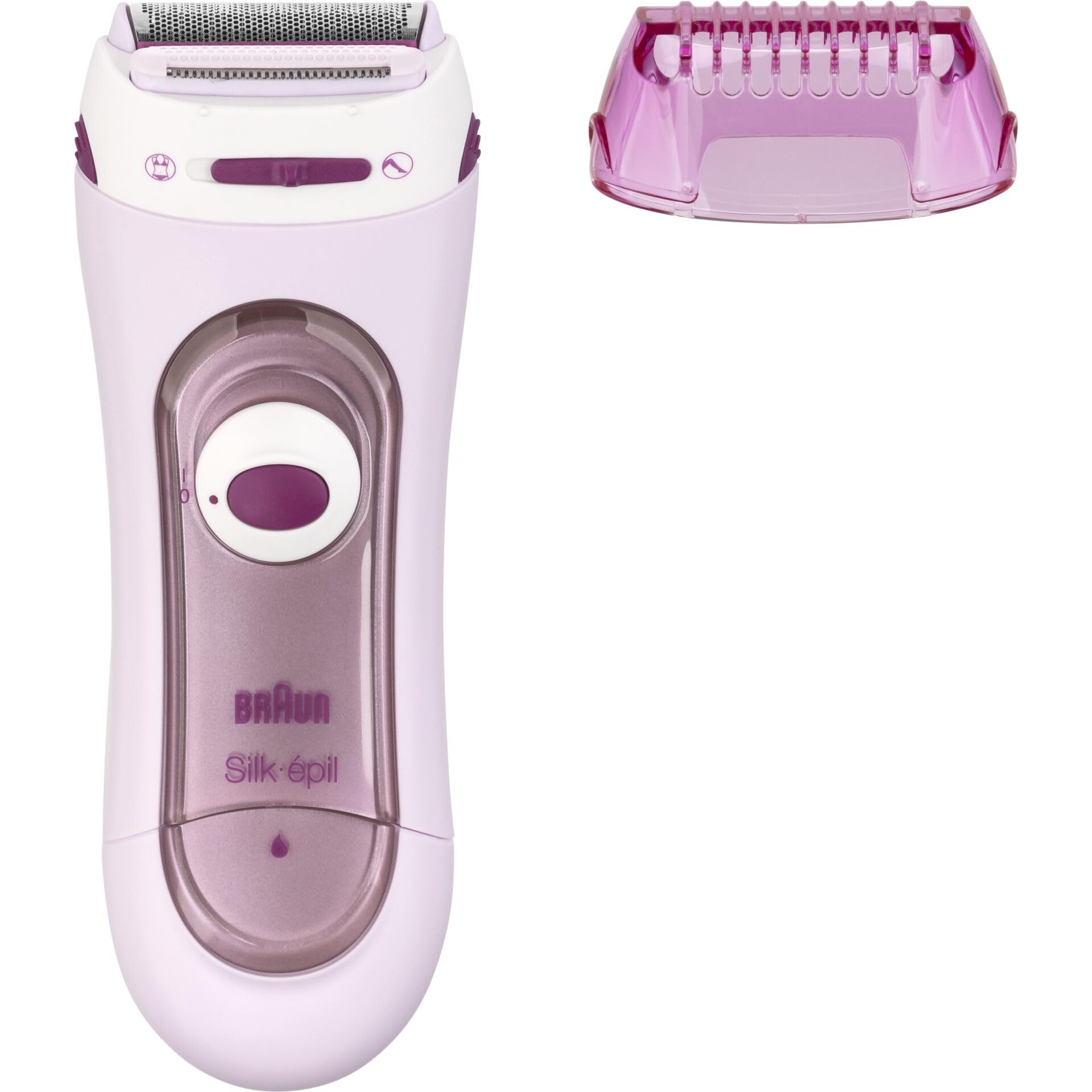 Procter & Gamble Braun Silk&Soft 5100 Lady Shaver, Pink, Electric Shaver for Women