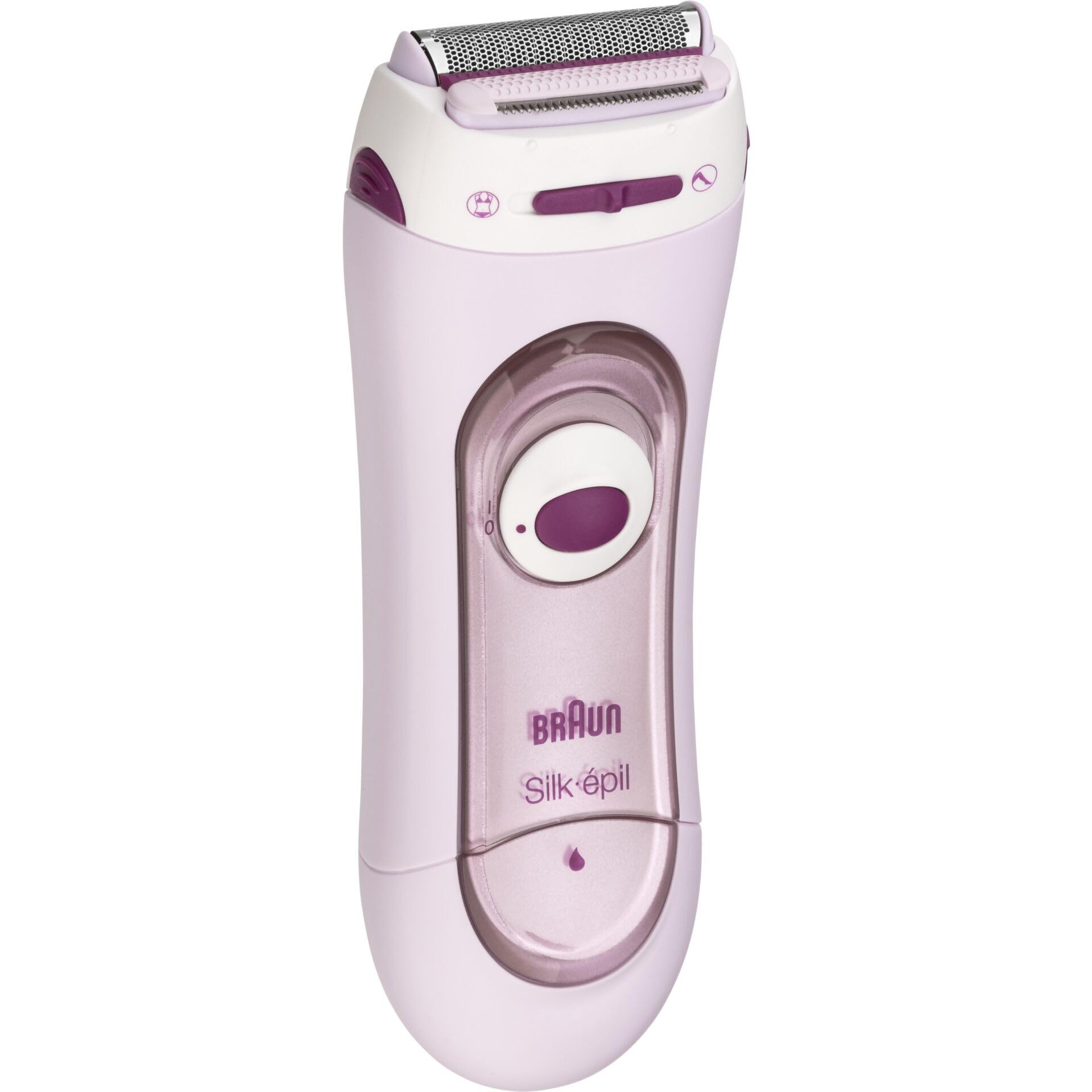 Procter & Gamble Braun Silk&Soft 5100 Lady Shaver, Pink, Electric Shaver for Women - front view