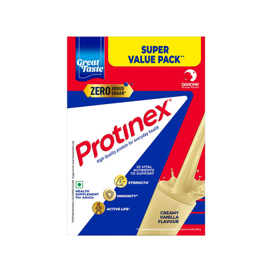 Protinex Protein Supplement Powder, Creamy Vanilla, 1 kg, Zero Added Sugar Drink Mix