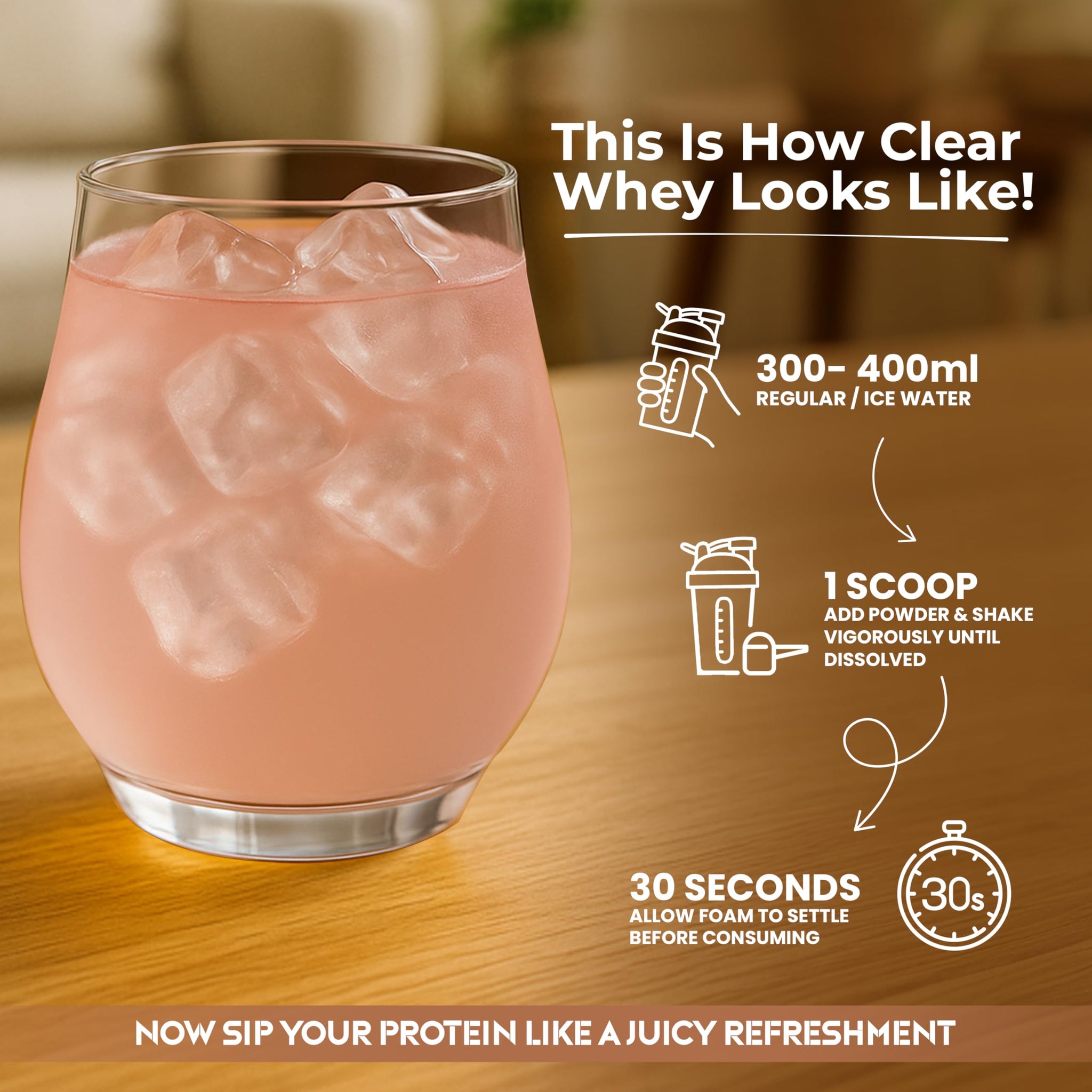 Protyze Anytime Clear Whey Protein Powder, 24g Protein, 7.2g BCAAs, Non GMO, Gluten Free - packaging (19)