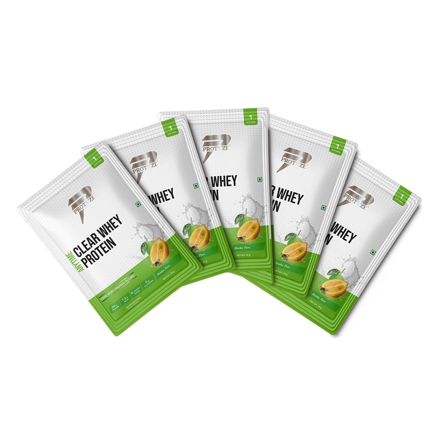 Protyze Anytime Clear Whey Protein Powder, 24g Protein, 7.2g BCAAs, Non GMO, Gluten Free (36)