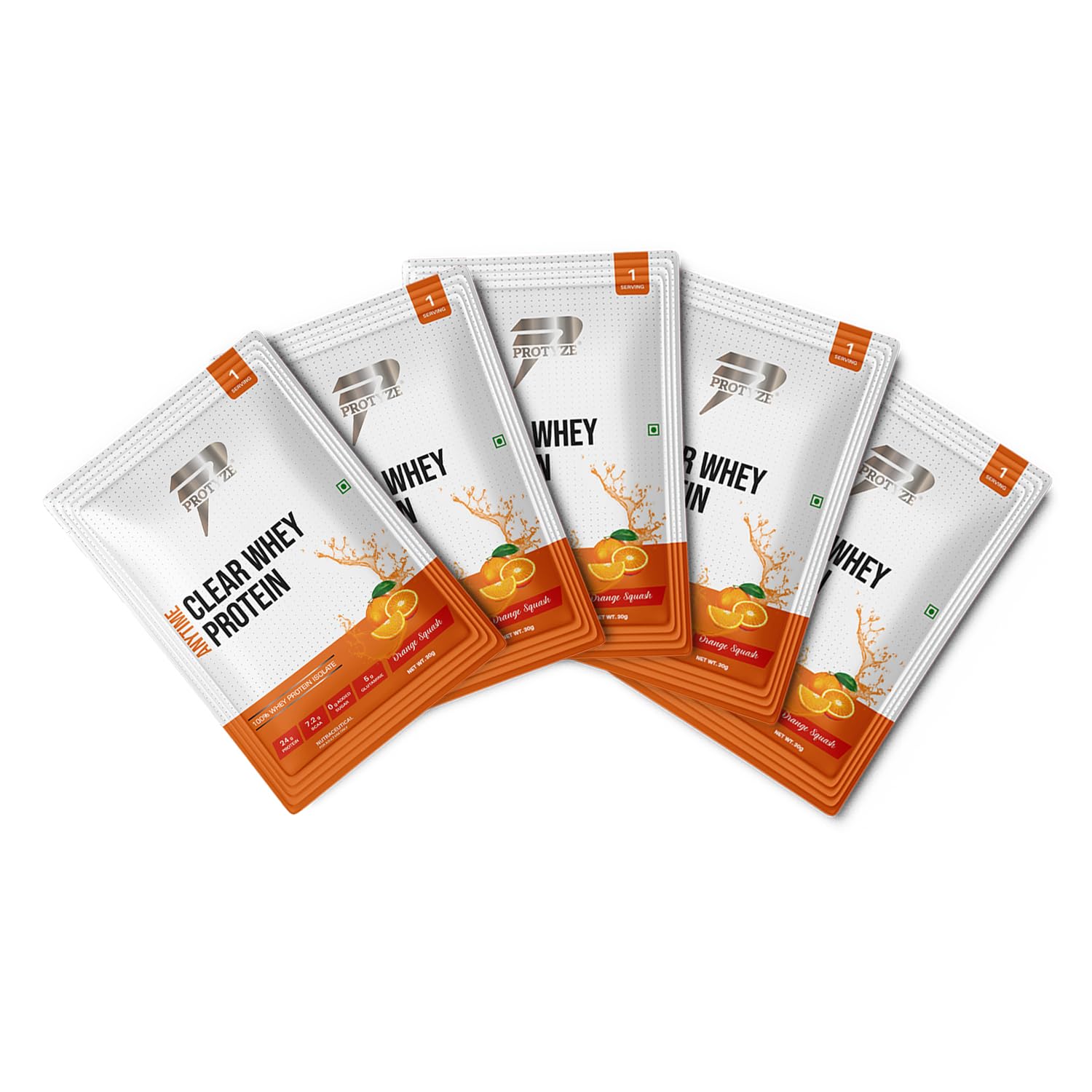 Protyze Anytime Clear Whey Protein Powder, 24g Protein, 7.2g BCAAs, Non GMO, Gluten Free (53)