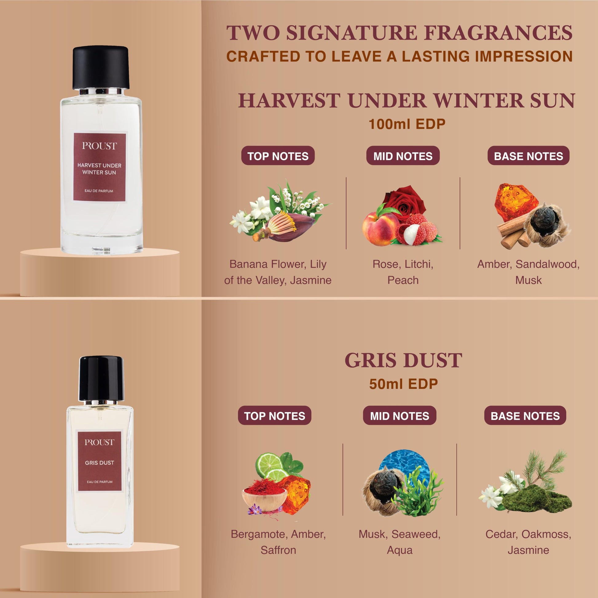Proust Rakhi Gift Set Perfumes | Berry Bark | Luxury Pack of 5 | EDP - ingredients panel (14)