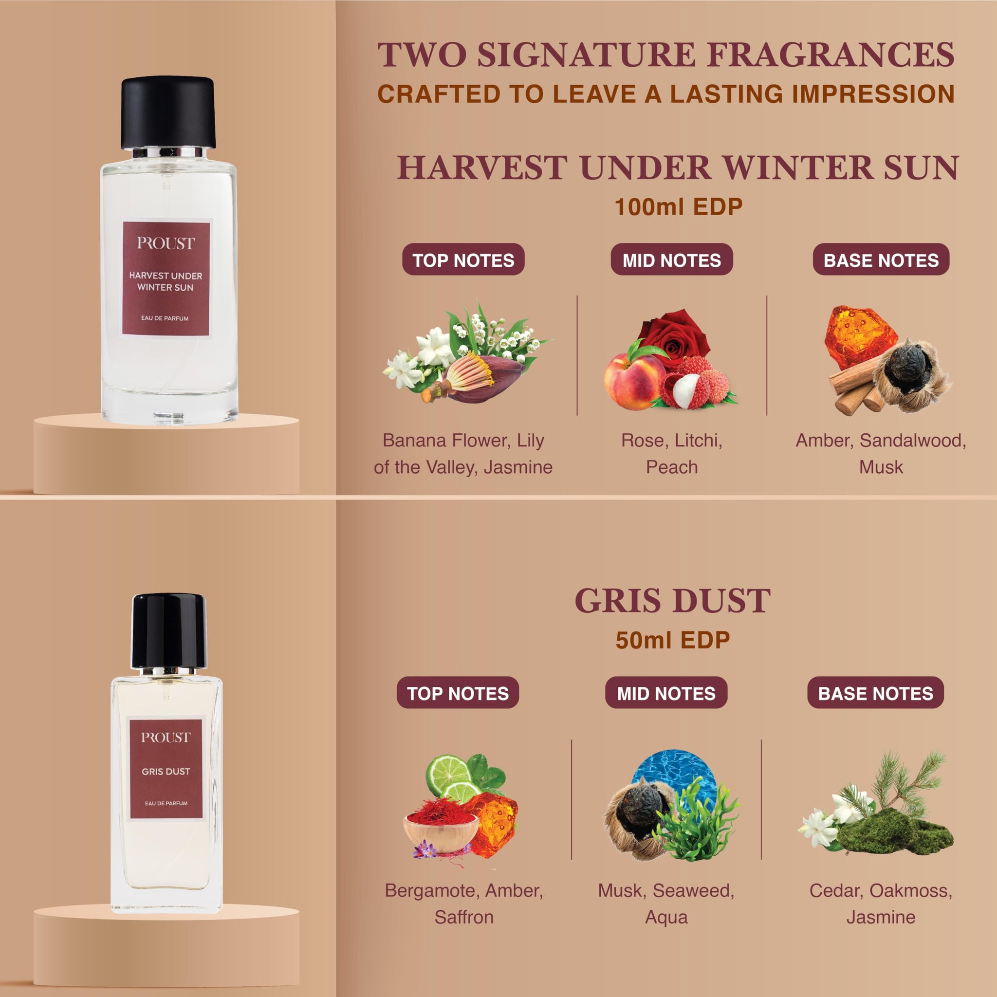 Proust Rakhi Gift Set Perfumes | Berry Bark | Luxury Pack of 5 | EDP - ingredients panel (14)