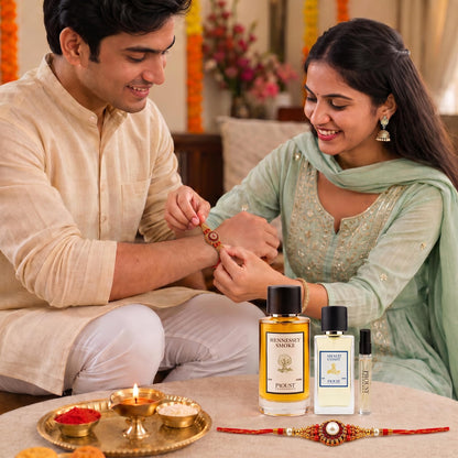 Proust Rakhi Gift Set Perfumes | Berry Bark | Luxury Pack of 5 | EDP - back view (17)