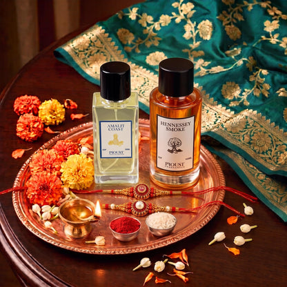 Proust Rakhi Gift Set Perfumes | Berry Bark | Luxury Pack of 5 | EDP - label detail (18)