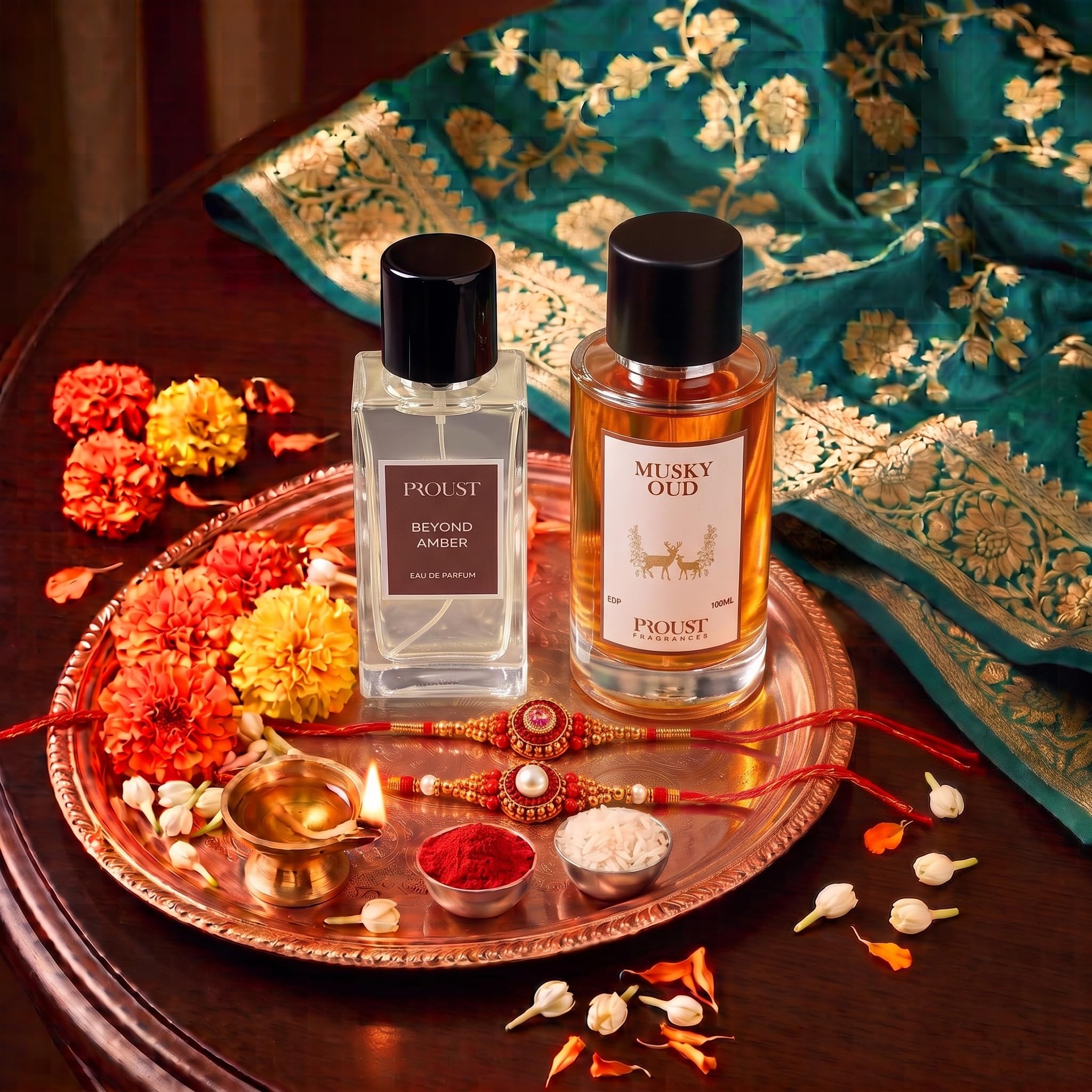 Proust Rakhi Gift Set Perfumes | Berry Bark | Luxury Pack of 5 | EDP - packaging (22)