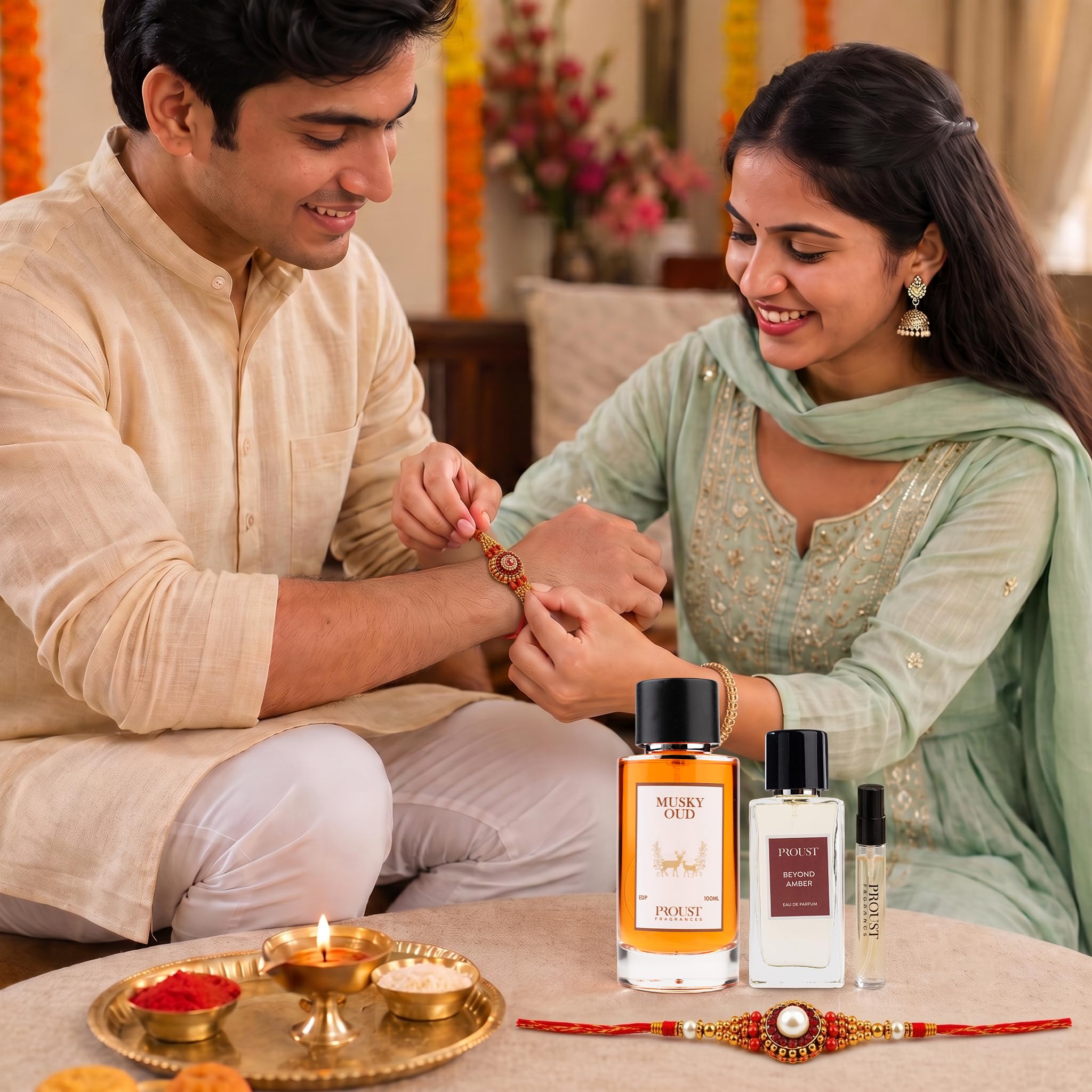 Proust Rakhi Gift Set Perfumes | Berry Bark | Luxury Pack of 5 | EDP - label detail (23)