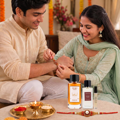 Proust Rakhi Gift Set Perfumes | Berry Bark | Luxury Pack of 5 | EDP - label detail (23)