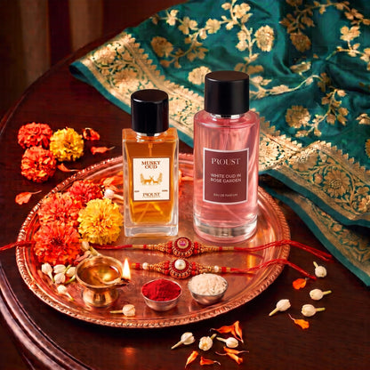 Proust Rakhi Gift Set Perfumes | Berry Bark | Luxury Pack of 5 | EDP - back view (26)
