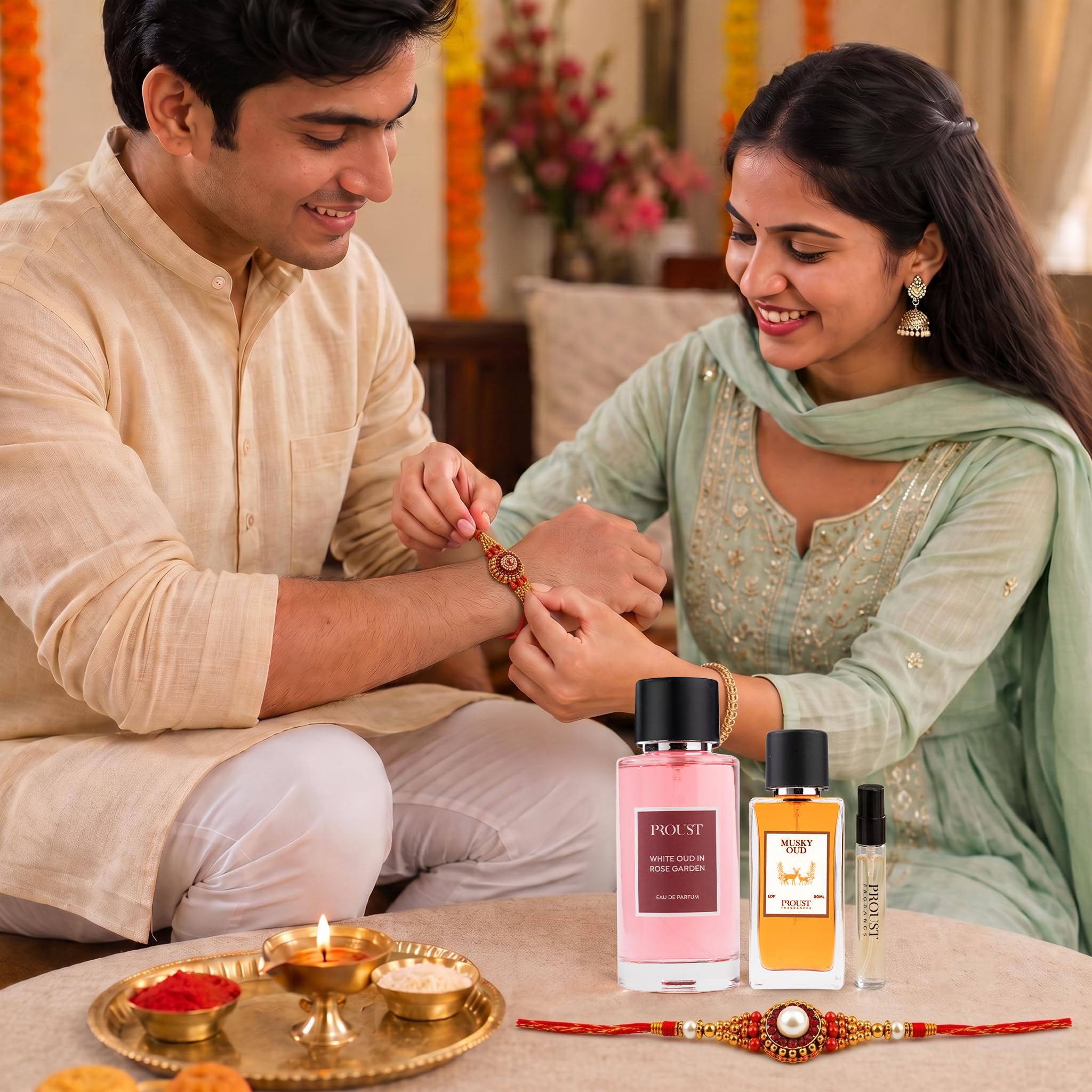 Proust Rakhi Gift Set Perfumes | Berry Bark | Luxury Pack of 5 | EDP - packaging (27)