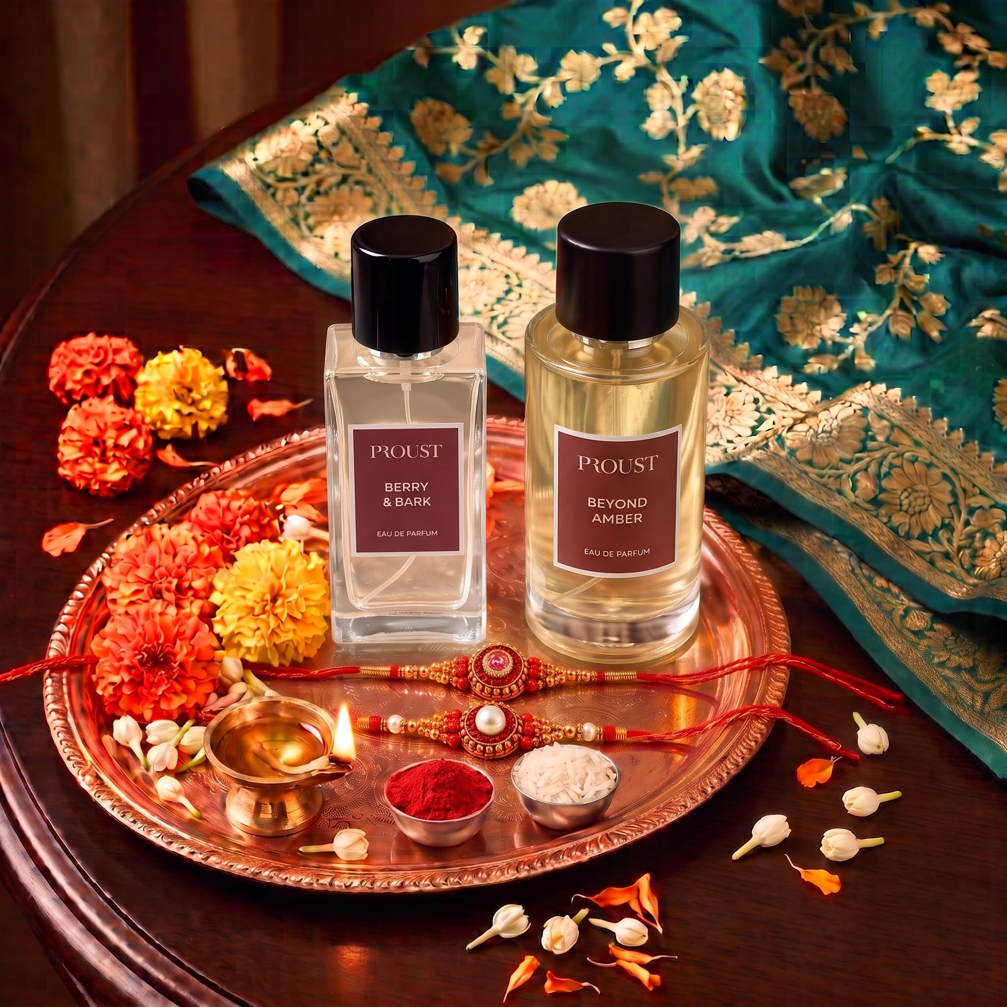Proust Rakhi Gift Set Perfumes | Berry Bark | Luxury Pack of 5 | EDP - packaging (7)