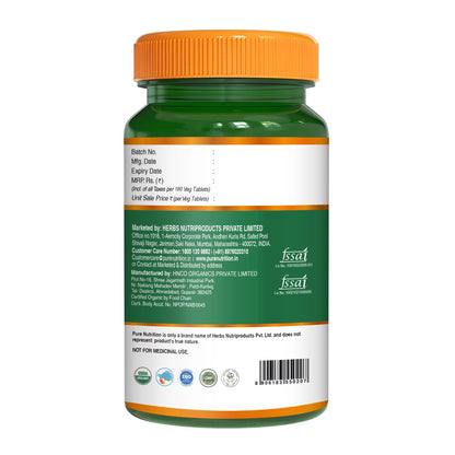 PURE NUTRITION NATURAL TREASURES Ashwagandha Powder, 100g, USDA Organic Certified, Herbal Supplement - close-up detail (14)