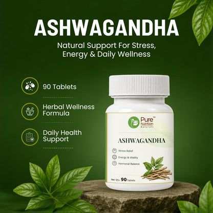 PURE NUTRITION NATURAL TREASURES Ashwagandha Powder, 100g, USDA Organic Certified, Herbal Supplement - label detail (19)