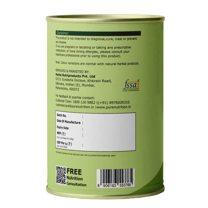 PURE NUTRITION NATURAL TREASURES Ashwagandha Powder, 100g, USDA Organic Certified, Herbal Supplement - close-up detail